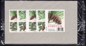 Scott #4481b (4478-4481) Evergreen Trees Booklet of 20 Stamps - Sealed