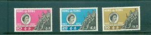 Hong Kong - Sc# 200-2. 1962 Century of HK Postage. MNH $6.60.
