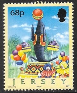JERSEY 2002 68p Seal CIRCUS Issue Sc 1023 MNH