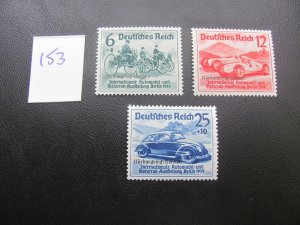 Germany 1939 MNH SC B134-B136 SET VF/XF 110 EUROS (153)