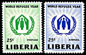 Liberia 388,C124, MNH, World Refugee Year