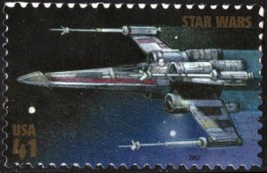 SC#4143m 41¢ Star Wars: X-Wing Starfighter (2007) SA