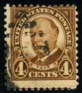 US # 685 William H. Taft, used (0.25)