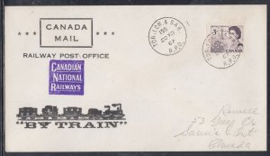 Canada - Aug 1967 Toronto, London & Sarnia, ON RPO Cover