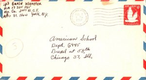 United States A.P.O.'s 6c Eagle in Flight Air Envelope 1957 Army-Air Force Po...