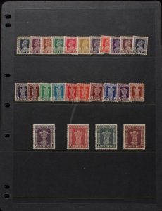 INDIA : 1929-52 Mint collection KGV & KGVI plus states SG cat £1650++.