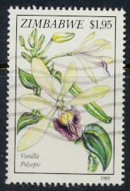 Zimbabwe SG 863  SC# 695  Used   Orchids   see detail and scan