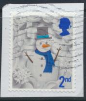 GB SG 3903  SC# 3565a Christmas 2016  2nd Class Used on piece 