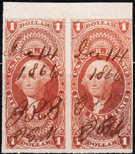 U.S. R71a Used VF Top Mgn. PAIR (101421) 