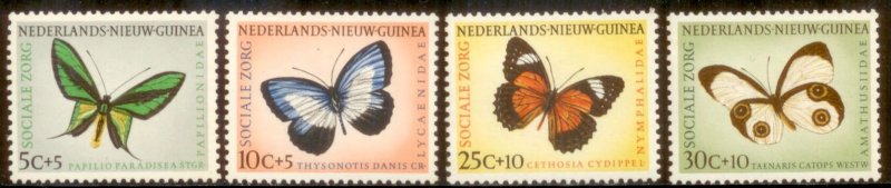 Netherlands New Guinea 1960 SC# B23-6 Butterflies MNH-OG E48