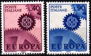 ITALY 1967 EUROPA. Complete set, MNH