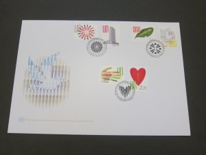 United Nations (NY,Vienna,Geneva) 2013 Sc 523-4,561-2,1058-9 FDC