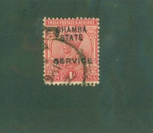 INDIA-CHAMBA STATE O29 USED BIN$ 0.50