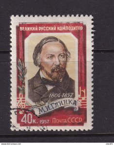 Russia 1932 Composer Glinka Shifted background Used/CTO 16032