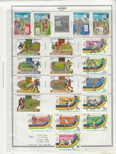 Guinea, Postage Stamp, #817-24, C148-56, 831-4, C154-6 Used, 1982  (p)