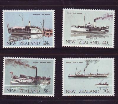 New Zealand Sc 795-8 1984 Ferry Boats stamps NH