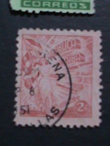 ​CUBA-VERY OLD CUBA CIGARS FACTORY STAMPS USED- VF WE SHIP TO WORLD WIDE.