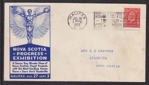 Canada Sc 192 on 1934 Nova Scotia Progress Cover