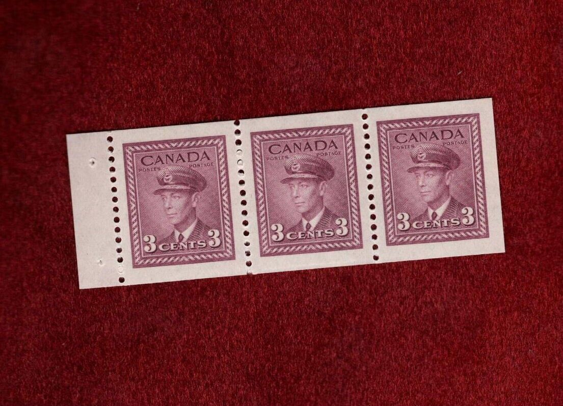 Canada Mint King VI Booklet Pane 252b Canada, General Issue