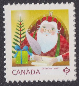 Canada 2798 Christmas Santa 'P' single (1 stamp) MNH 2014