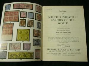 HARMER ROOKE AUCTION CATALOGUES 1964 SELECTED RARITIES + ILLUSTRATIONS