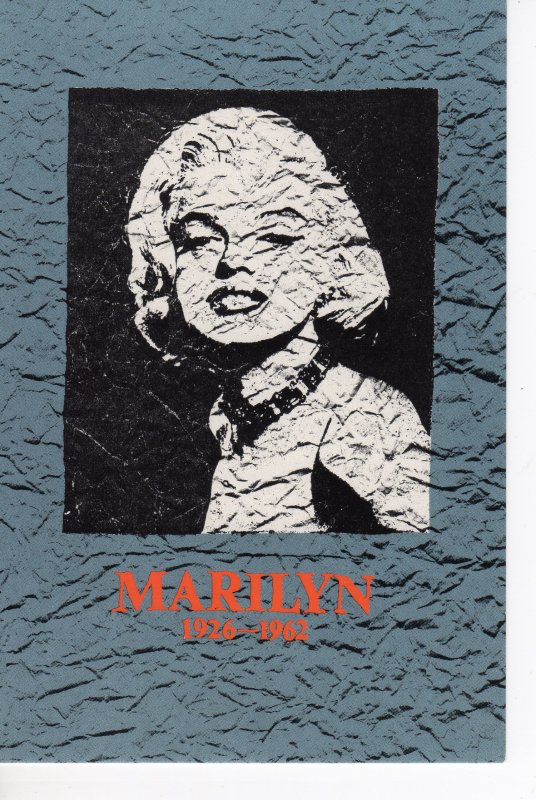 MARILYN MONROE POST CARD 1986 LONDON