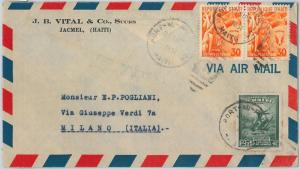 59811 -  HAITI - POSTAL HISTORY:  COVER  1951 -  FRUIT: BANANAS