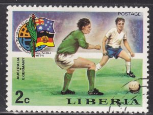 Liberia 676 World Cup Soccer 1974