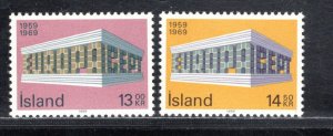 ICELAND SC# 406-7 FVF/MNH