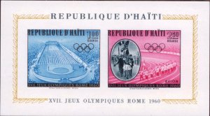 Haiti 1960 MNH Stamps Souvenir Sheet Scott C165a Sport Olympic Games Stadium