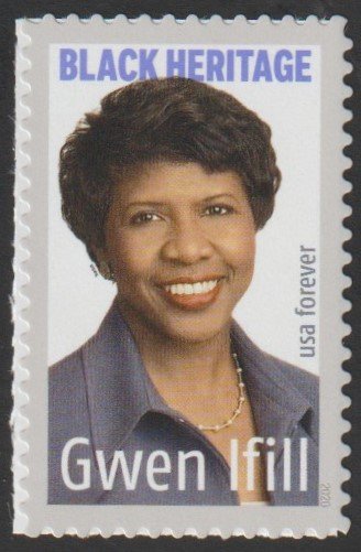 5432 - (55c) - Black Heritage: Gwen Ifill, journalist - MNH Single