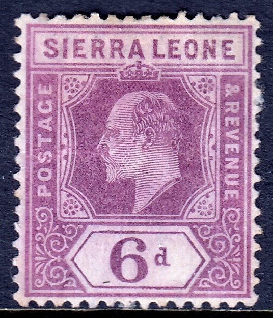 Sierra Leone - Scott #98 - Used - Repaired tear - SCV $9.00