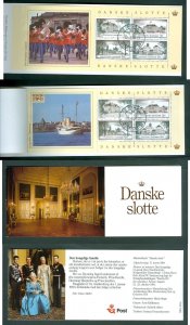 Denmark.1994. Booklet Cancel. Danish Castles. Royal Ship + Royal Guard.Sc# 1003a