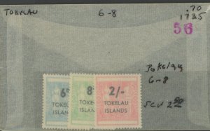 Tokelau Islands 6-8 ** mint NH (2301A 1725)