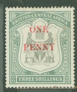 British Central Africa #57  Single