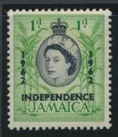 Jamaica SG 206 Wmk Crown Block CA  Mint Hinged SC# 209  see details