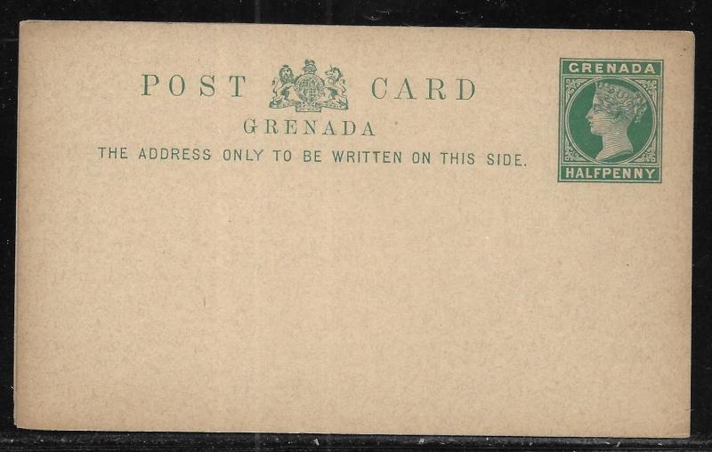 Grenada Postal Stationery Pstcard H&G 5 Mint