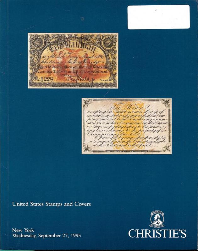 United States Stamps and Covers, Christie's 8222