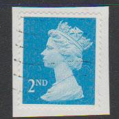 GB QE II Machin SG U2963 - 2nd brt blue -  M11L - Source  T 