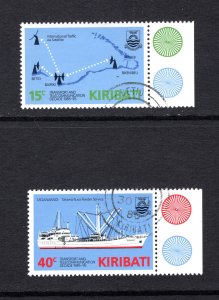 Kiribati  #468-469   VF, Used, Telecommunications, CV $5.00 .....  3310031