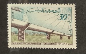 Tunisia 1959 Scott  353 MNH - 30m,  Valley de la Medjerda, Aqueduct