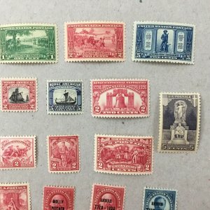 617-650   1925-1928    MNH 16 Commemorative stamps