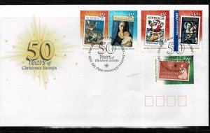 AUSTRALIA 2007 50 YEARS OF CHRISTMAS STAMPS FDC