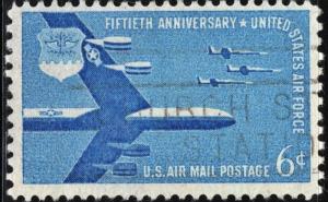 SC#C49 6¢ Air Force Anniversary (1957) Used