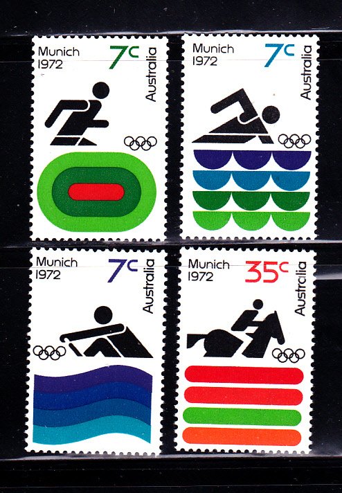 Australia 527-530 Set MNH Sports, Olympics (B)