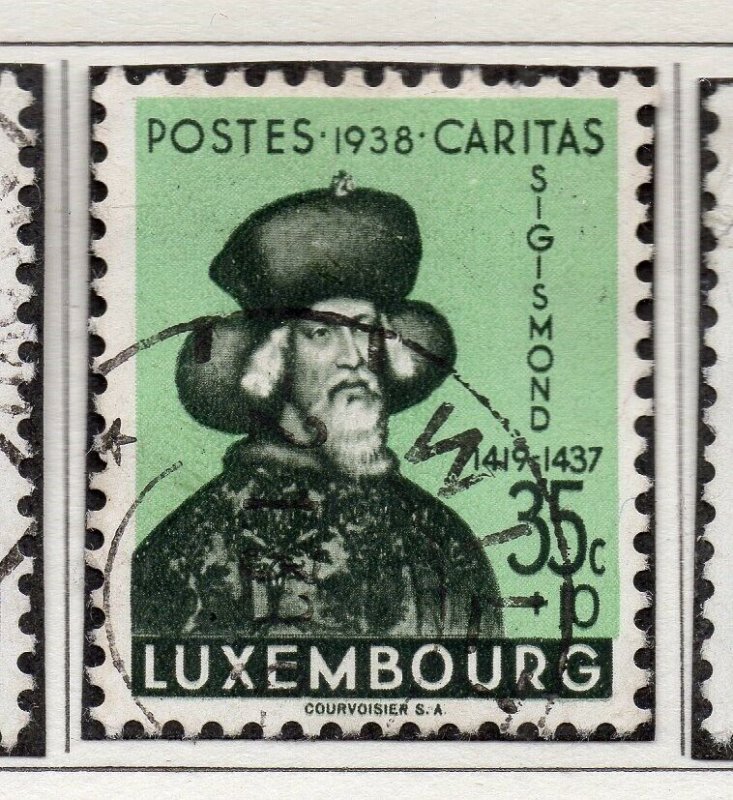 Luxembourg 1938 Early Issue Fine Used 35c. NW-97352