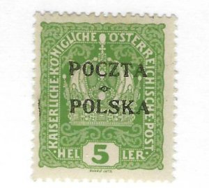 Poland SC#42 sold As is Mint F-VF stated value $625.00....may be forgery!