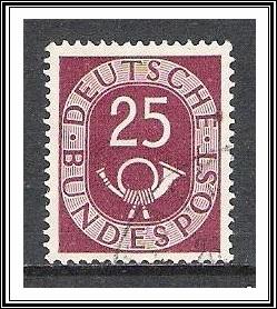 Germany #678 Numeral & Post Horn Used