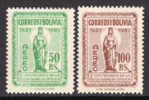 Bolivia C163-C164 MNH VF
