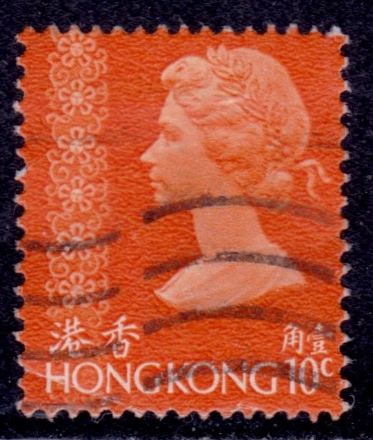Hong Kong, 1973, QEII, 10c, sc#275, used